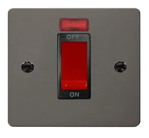 Define - 50A 1 Gang Double Pole Switch With Neon -