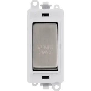 20AX Double Pole Switch Module - Polar White - Sta