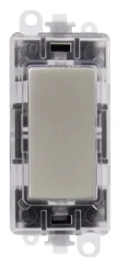 250V~ Green Transparent Illuminated Blank Module -