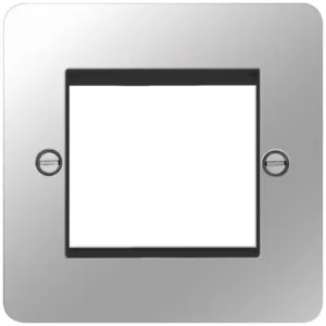 ER STYLE PLATE2 MODULE POLISHED STEEL BK