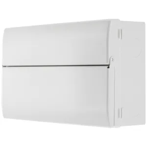 Consumer Unit, 16 Module 9Way Populated 8xMCB, c/w 100A M Sw & 2xType A RCD & SPD