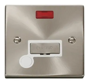 13A Fused 'Ingot' Connection Unit With Flex Outlet