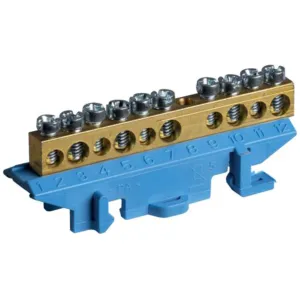 Brass terminal, 67mm, 7x10mm- - 5x16mm-