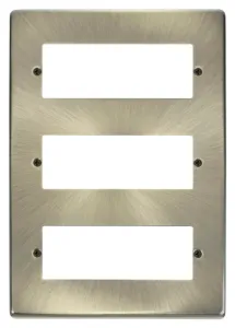 18 Minigrid Module Plate - Ant. Brass