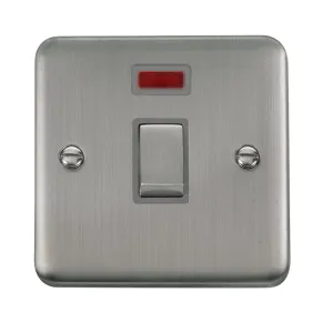 20A Ingot Double Pole Plate Switch With Neon