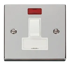 13A Fused Switched Connection Unit With Neon - Whi