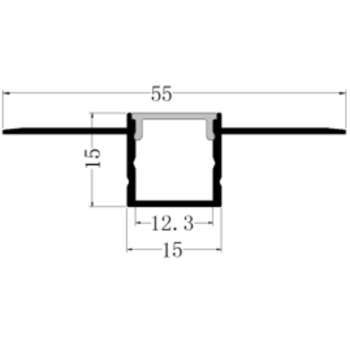 Profile, Plaster-In Recessed