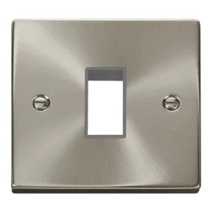 1 Gang MiniGrid- Unfurnished Plate - 1 Aperture