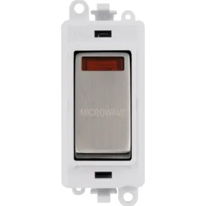 20AX Double Pole Switch With Neon Module - Polar W