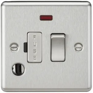 13A Switched Fused Spur Unit with Neon & Flex Outl