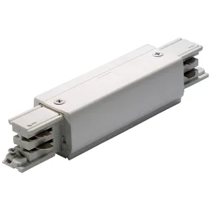 WHITE STRAIGHT CONNECTOR TRACK ACC