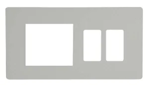 Hotel Accessory Plate - 2 Gang Gridpro Frontplate