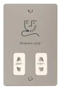 115/230V Shaver Socket Outlet - White