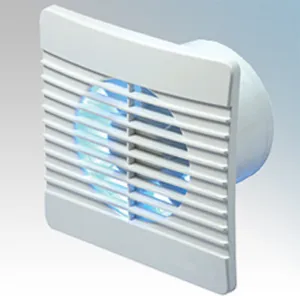 Slim Profile 4"/100mm Timer Wall/ceiling fan White