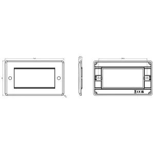4G Modular Faceplate [Part M Compliant]