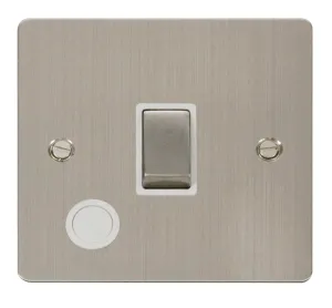 Ingot 20A 1 Gang DP Switch + Flex Outlet   - White