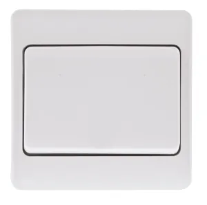 10AX 1 Gang 2 Way Wide Rocker Retractive Switch