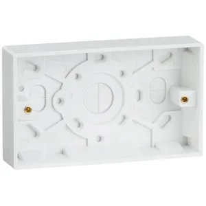Double 25mm Pattress Box