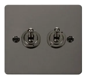 10AX 2 Gang 2 Way Toggle  Switch
