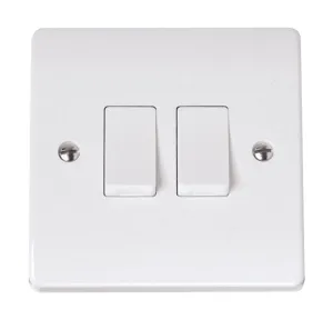 10A 2 Gang 2 Way Switch