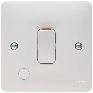 20A Double Pole Switch with Flex Outlet