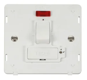 13A Fused Switched Connection Unit With Neon (Lock