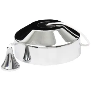 10AX 2-way Pull Cord Switch - Polished Chrome