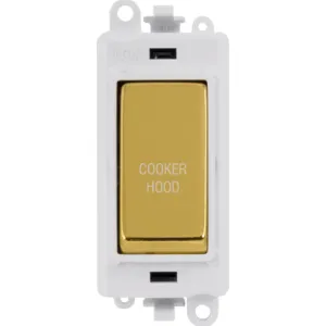 20AX Double Pole Switch Module - Polar White - Pol