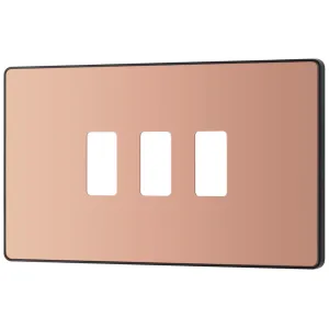 GRID FRONT PLATE - PCD EVOLVE - POLISHED COPPER -