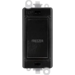 20AX Double Pole Switch Module - Black - Freezer
