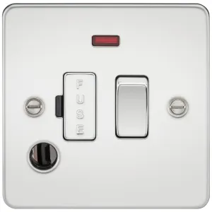 13A switched fused spur unit with neon and flex ou