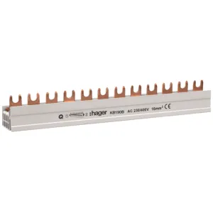 Insulated busbar 1P prong 20mm-  57M