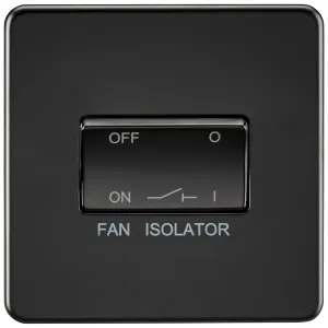 10A Fan Isolator Switch - Matt Black