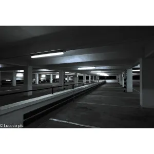 Luminaire, LED IP65 Opal Diffuser Single, c/w Std Driver