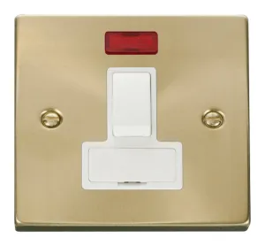 13A Fused Switched Connection Unit With Neon - Whi
