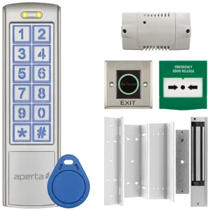 Aperta Single Internal Door Silver Proximity Keypa