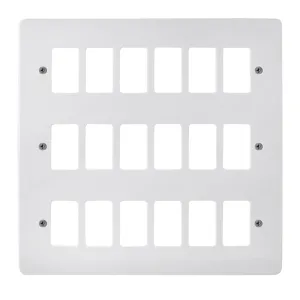 18 Gang GridPro Frontplate