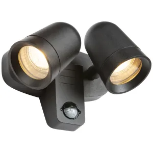 Neso 230V IP54 GU10 Twin Security Spotlights with