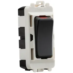 20AX DP grid module with LED indicator - anthracit