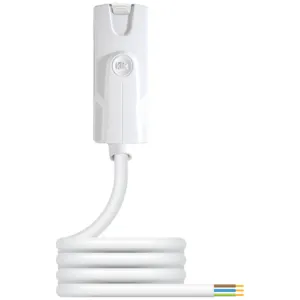 6A Luminaire Lead 5m 0.75mm 3 Core P-W