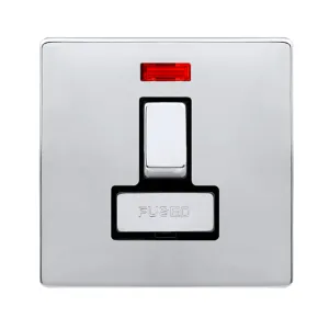 13A INGOT SWITCHED FUSED CONNECTION UNIT WITH NEON