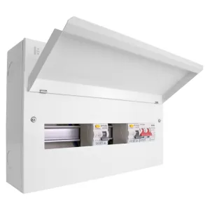 18 Way Elucian Metal Consumer Unit With 100A Mains