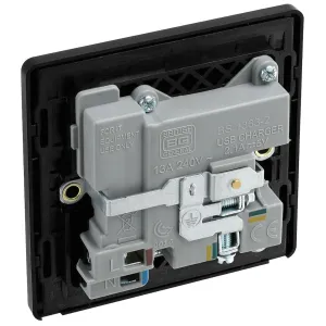 Socket, Single Switched c/w 2x 2.1A USB