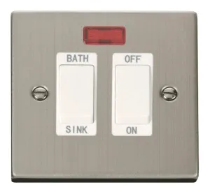 20A DP Sink/Bath Switch - White