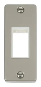 Single Architrave Plate & Aperture - White