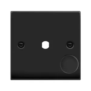 VP MB 1 GANG DOUBLE DIMMER PLATE & KNOBS