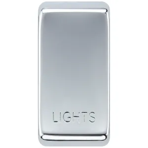 GRID ROCKER "LIGHTS" - POLISHED CHROME - PACK 10