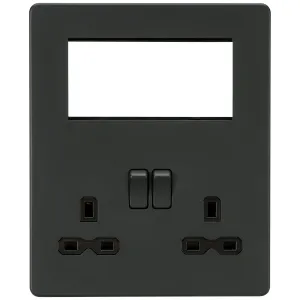 Small Multimedia Combination  Plate - Anthracite w