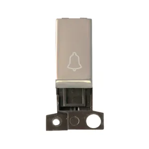 1 Way Retractive Ingot 10A Switch 'Bell' - Pearl N