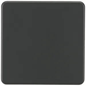 1G Blanking Plate - Anthracite